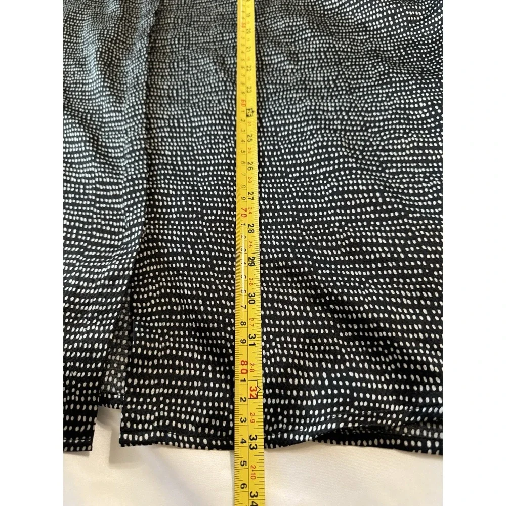 Eileen Fisher Sleeveless Button Up Top M 100% Silk Longline Mandarin Collar
